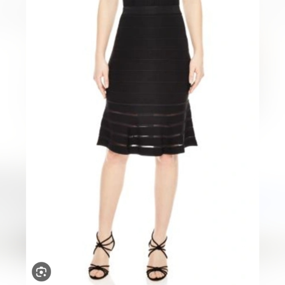 Sandro Paris Aloha skirt, black NWT, size Sandro 2, US S/6